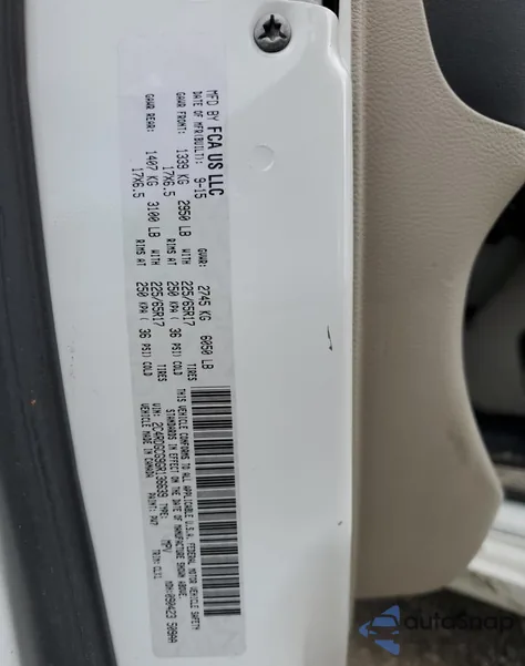 2016 Dodge Grand Caravan Sxt z USA, uszkodzony, nr VIN 2C4RDGCG9GR136639